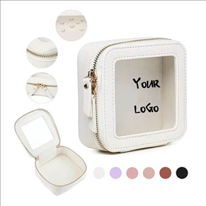 Clear Portable Waterproof Square Makeup Bag